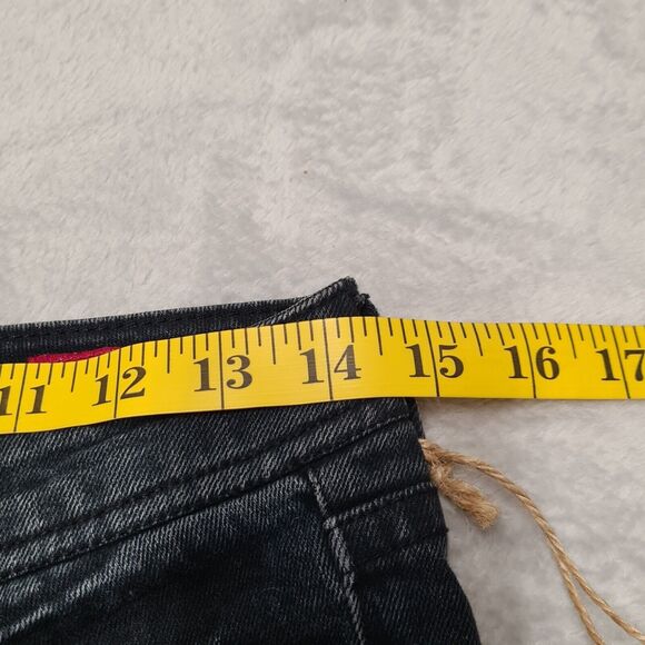 Seven7 Jeans Black Straight Leg Women's SZ 27 Low Rise - Picture 8 of 11